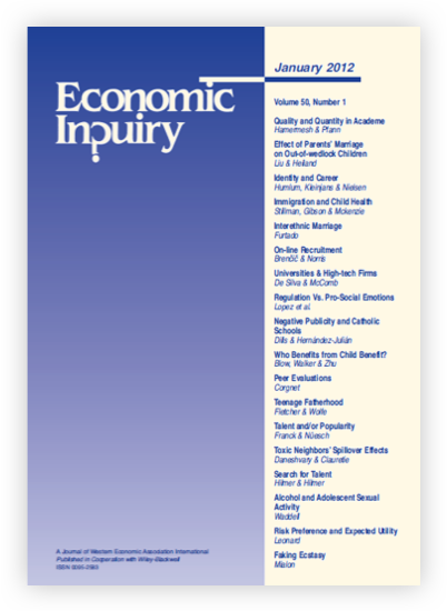 Economic Inquiry cover